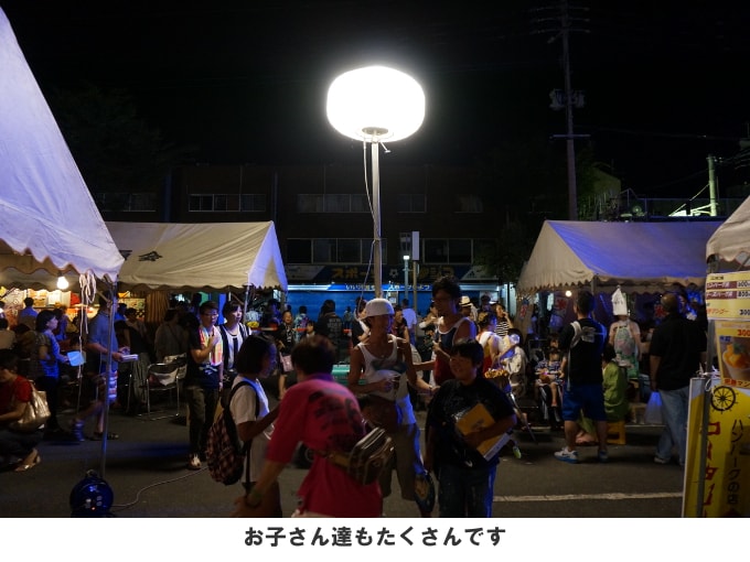 新栄町の飲食ブース・休憩スペース