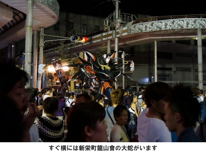 新栄町の飲食ブース・休憩スペース