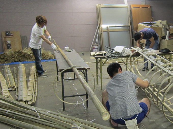 大蛇山の尻尾ができるまで