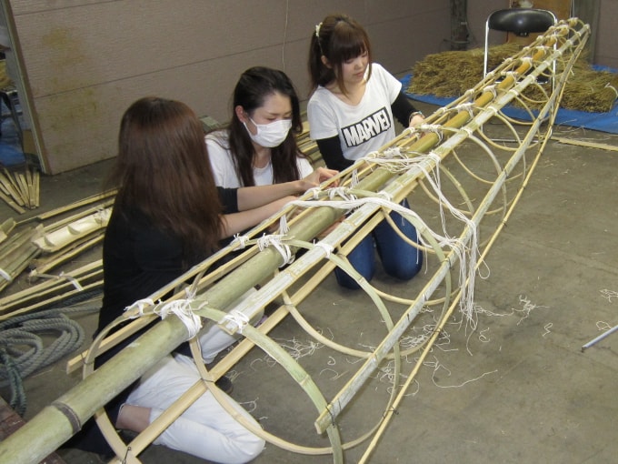 大蛇山の尻尾ができるまで