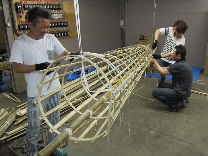 大蛇山の尻尾ができるまで