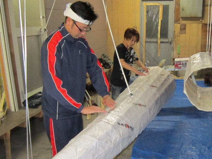 大蛇山の尻尾ができるまで