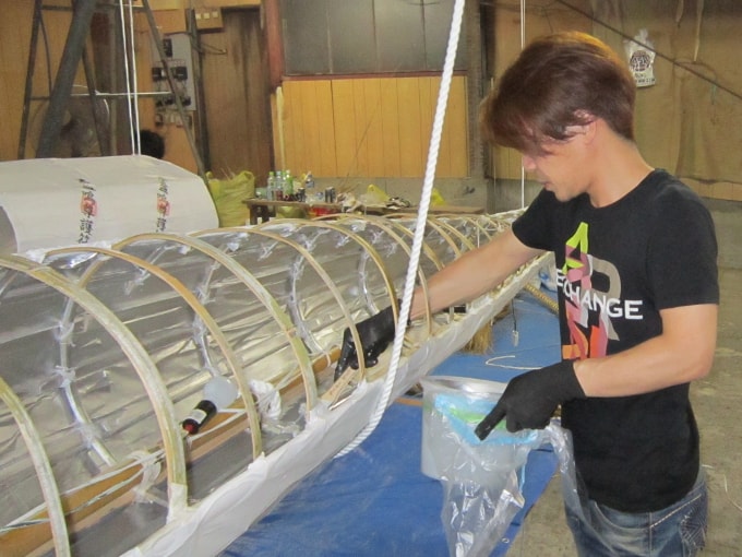 大蛇山の尻尾ができるまで