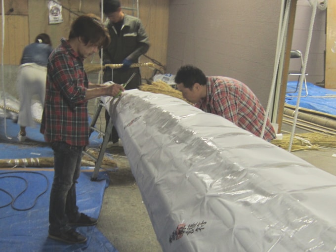 大蛇山の尻尾ができるまで