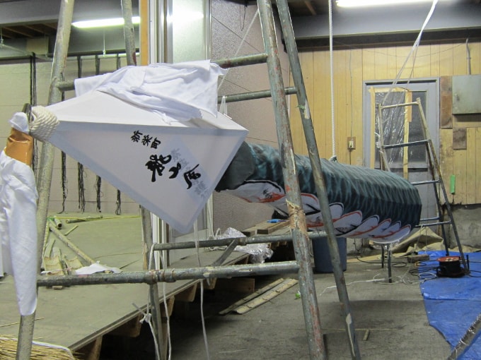 大蛇山の尻尾ができるまで