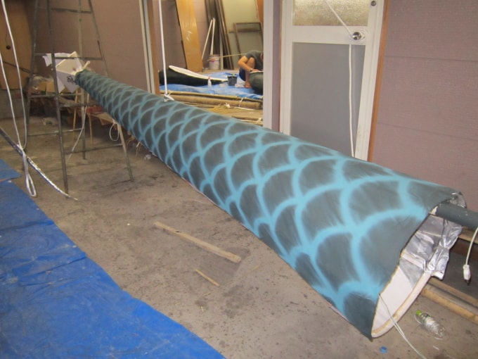 大蛇山の尻尾ができるまで