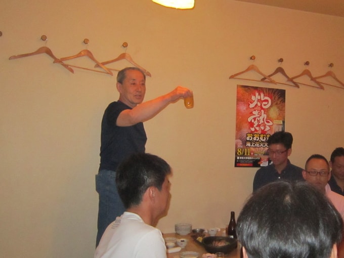 大蛇山祭の打上げ2016