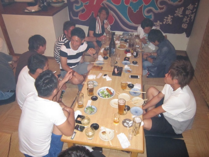 大蛇山祭の打上げ2016