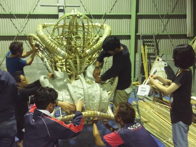 一回目の紙貼り