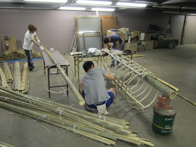 2016年の大蛇作成が始まってます